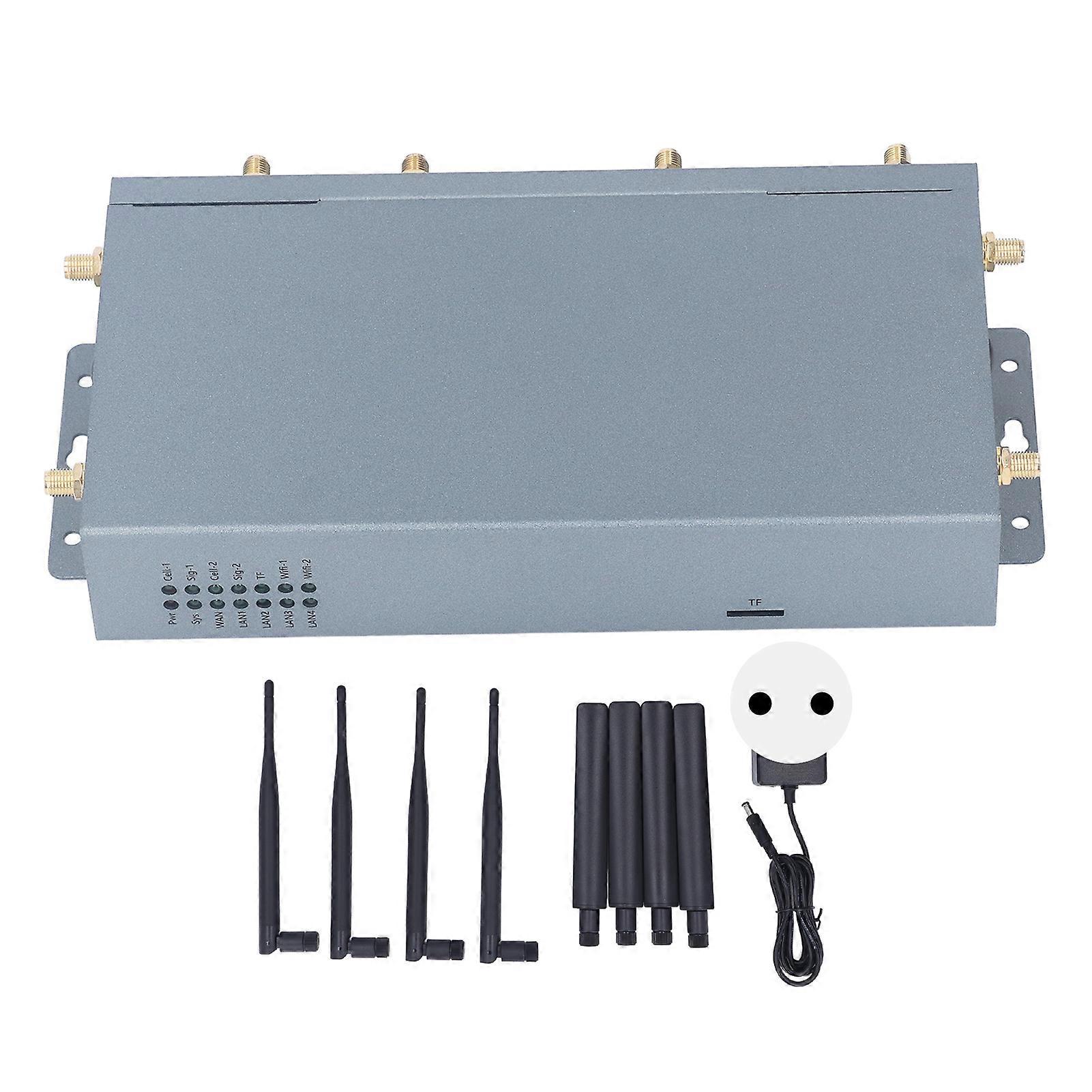 Industrial 5G Router Wireless CPE - Qualcomm X62 RM520N, Gigabit Ethernet, EU Plug