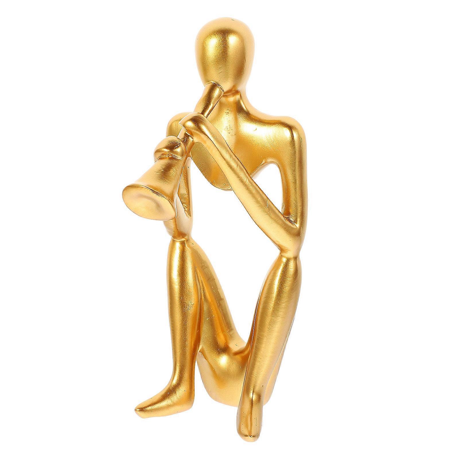 Tabletop Abstract Figure Ornament Resin Ornaments Home Decoration 7x10x23cm Decorative 1Pcs