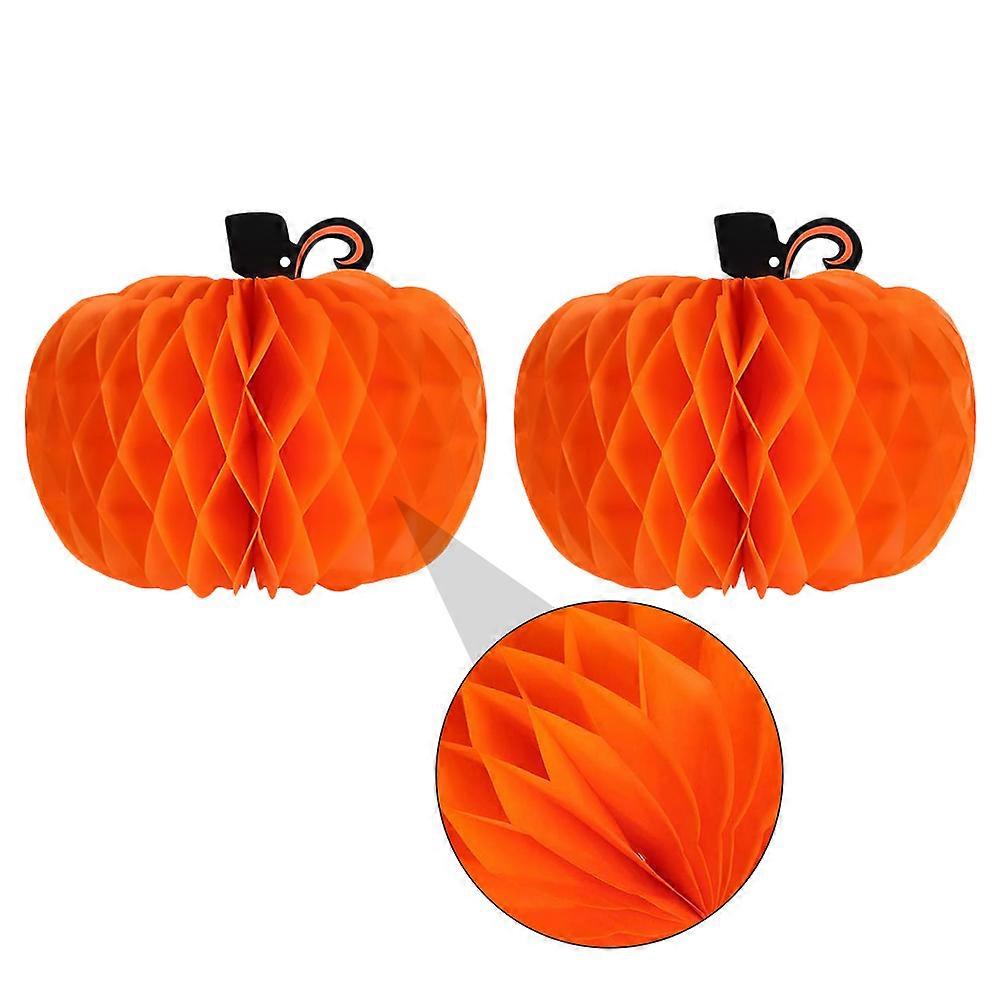6pcs Halloween and Easter Special Shaped Honeycomb Paper Flower Balls Decorations