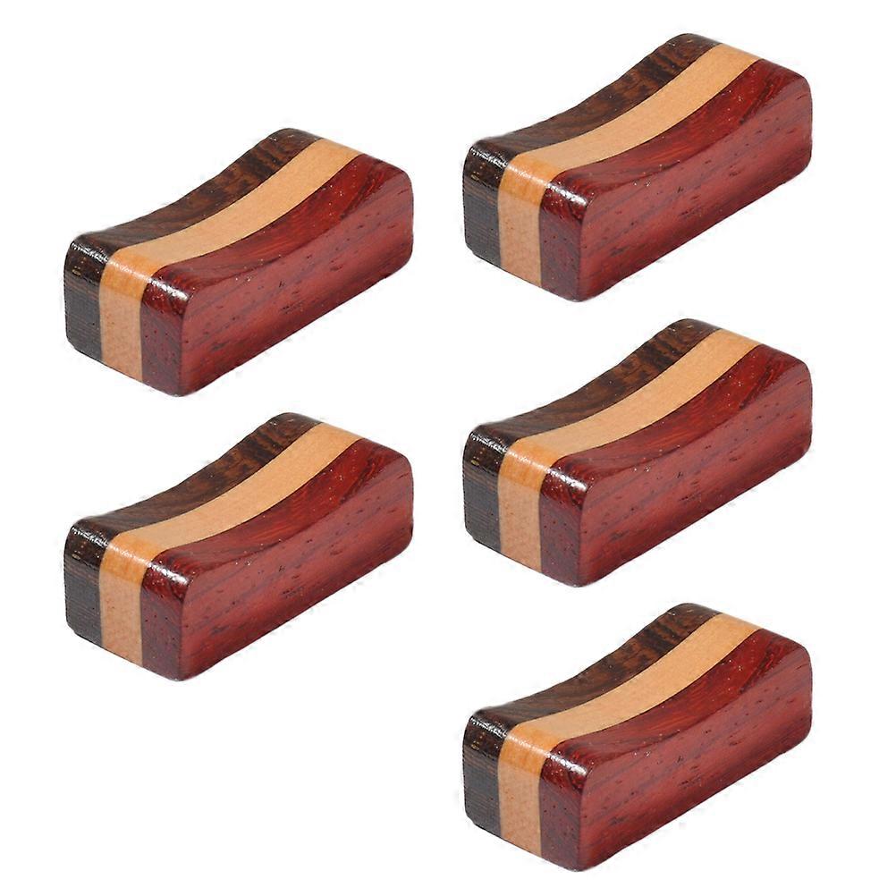 Pillow Shape Chopsticks Holder Rack Stand for Tableware Use Made of Synthetic Material Multi Color 5 Pieces