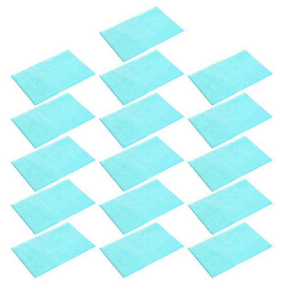 16 Pack Fridge Mats, Refrigerator Liners for Fresh Food, Easy Clean Kitchen Shelf Liners, Multi Use Drawer & Table Mats for Space Organization