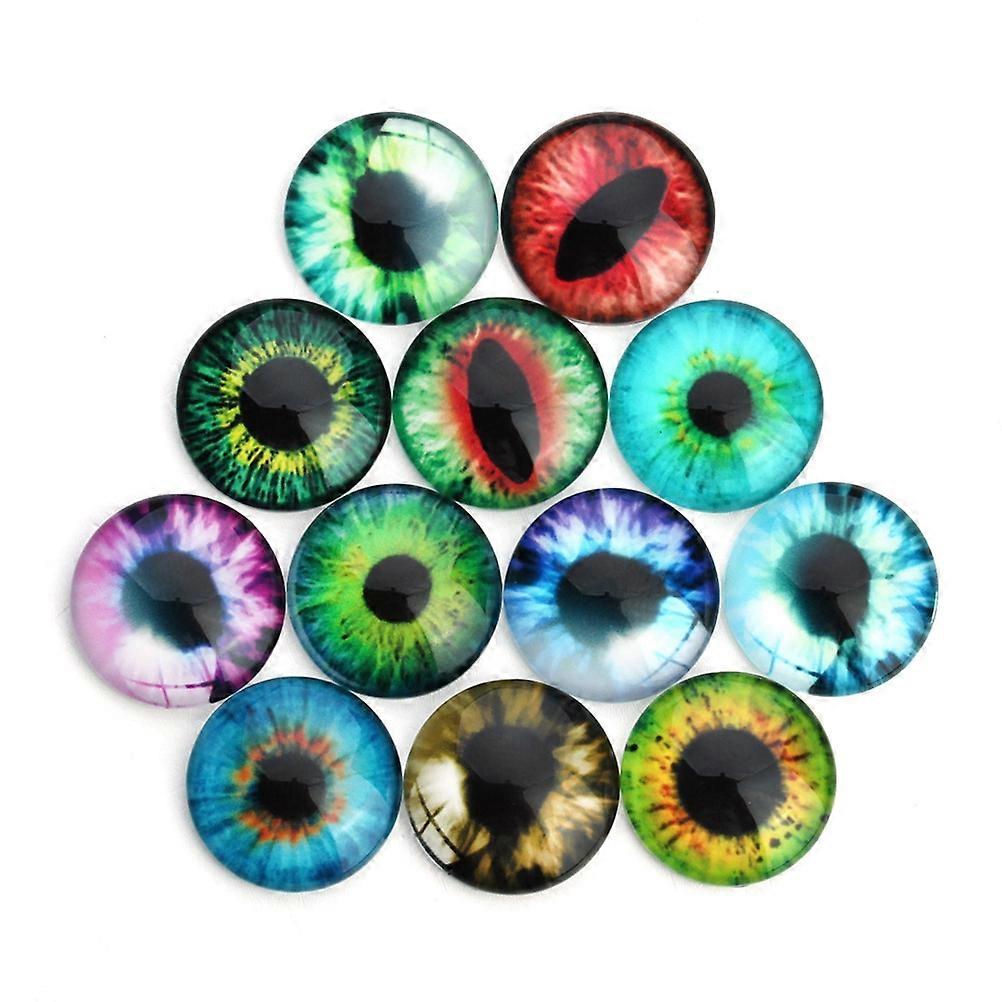 DIY Craft Eyes Self-Adhesive Function Assorted Color 1cm Size Retro Style For Artistic Projects And Children Activities 20Pcs