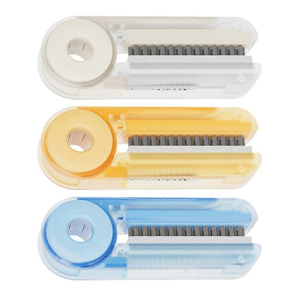Kitchen Cleaning Brush Multi Function Cleaning Brush Sponge Material Sunset Yellow 3Pcs