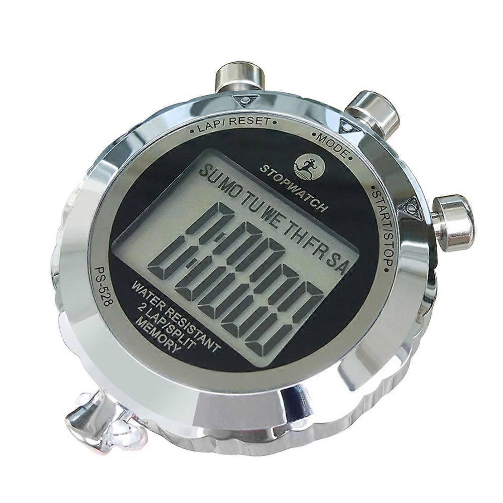 Stop Watch Clock Timer Professional Movement For School Playground Sports Game 3.2*2.3CM Double Channel Design Abs Material 1Pack
