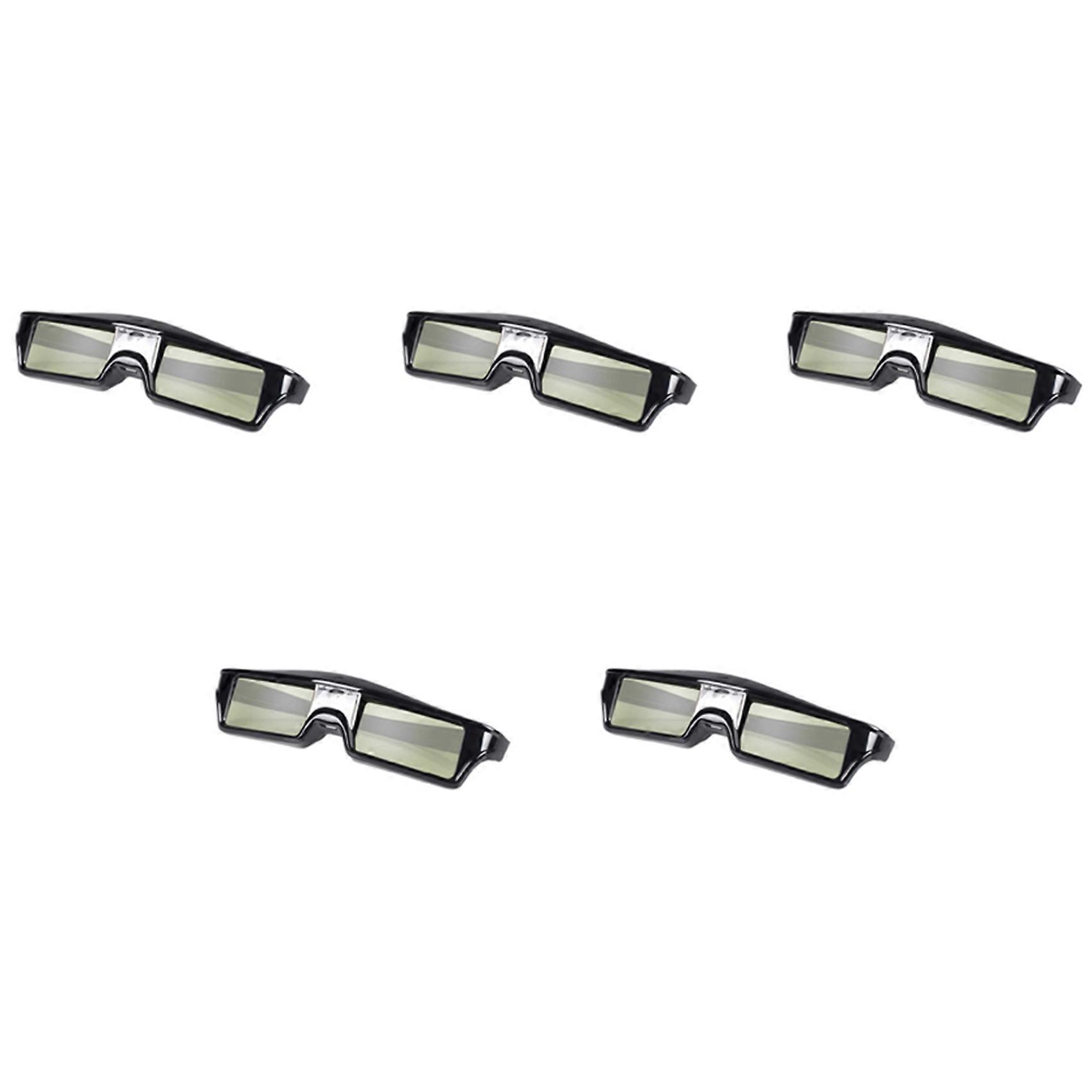 5X Rechargeable Active Shutter 3D Glasses for ALL DLP Projector