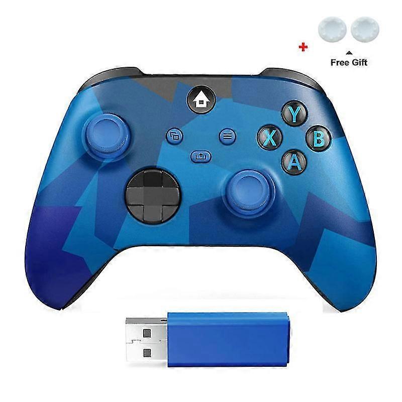 2.4g Wireless Controller For Xbox One/one S/one X/one Series Bluetooth Gamepad With Wireless Adapter Headset Jack Pc Controllers