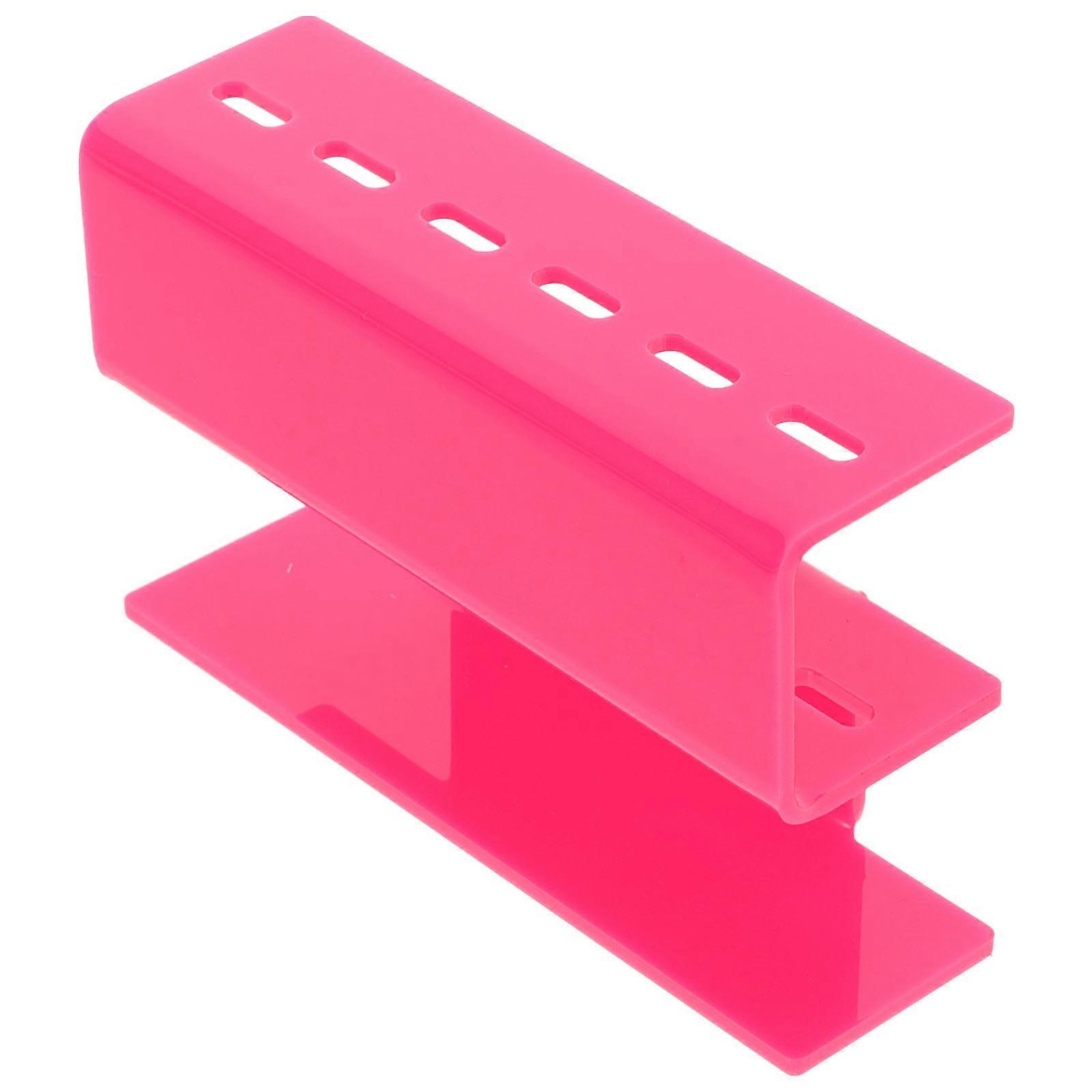 Tweezer Stand Eyelash Extension Tool Organizer Acrylic Material Rectangular For Desktop Use By Women 1Pcs