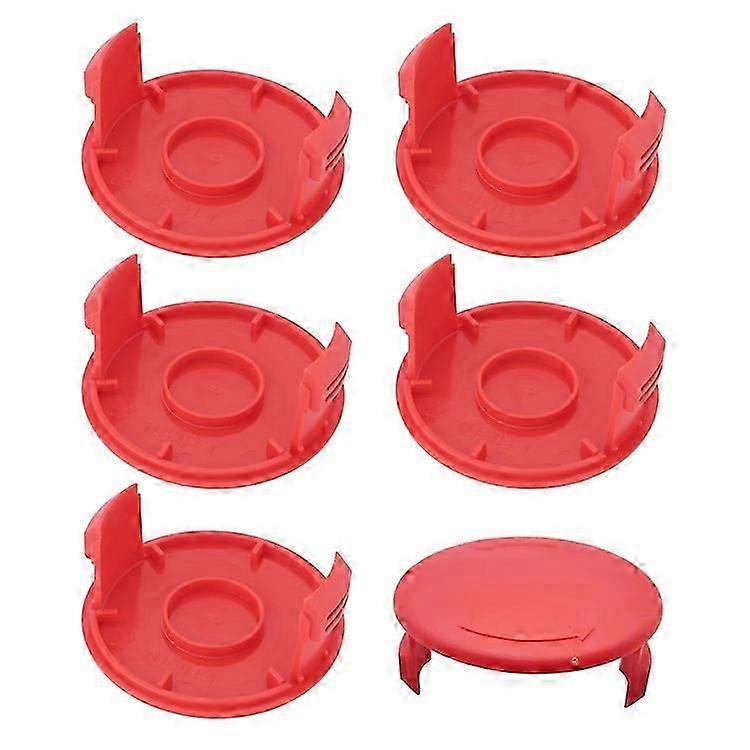 TLE-03-1 6Pcs Replacement Spool Cap Compatible For Einhell GE-CT 18 / 28 Li / GE-CT 18 / 28 Li TC Lawn Trimmer Accessory