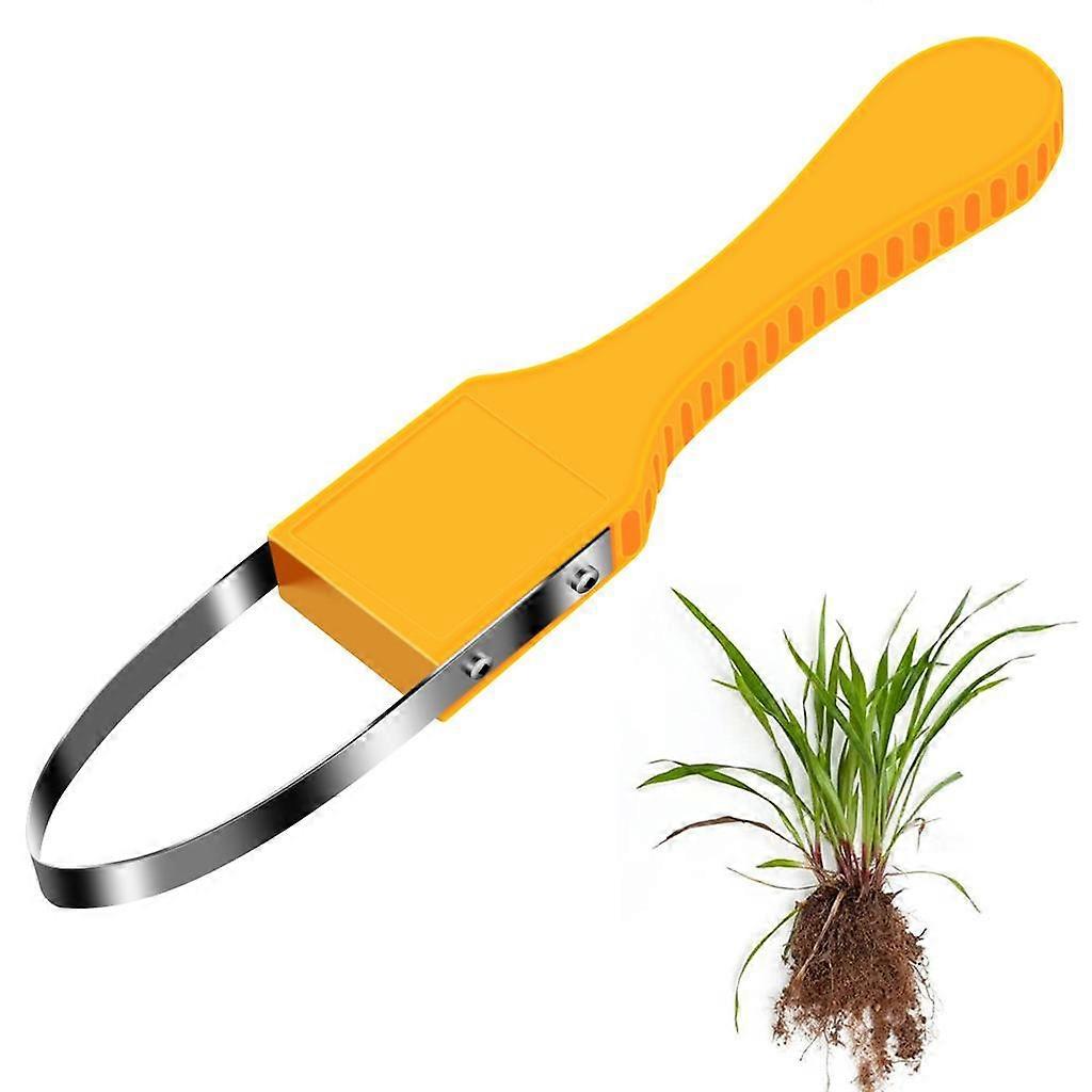 Hand Loop Weeder Tool, Garden Manual Weeding Tool with Metal Loop Design and Plastic Handle