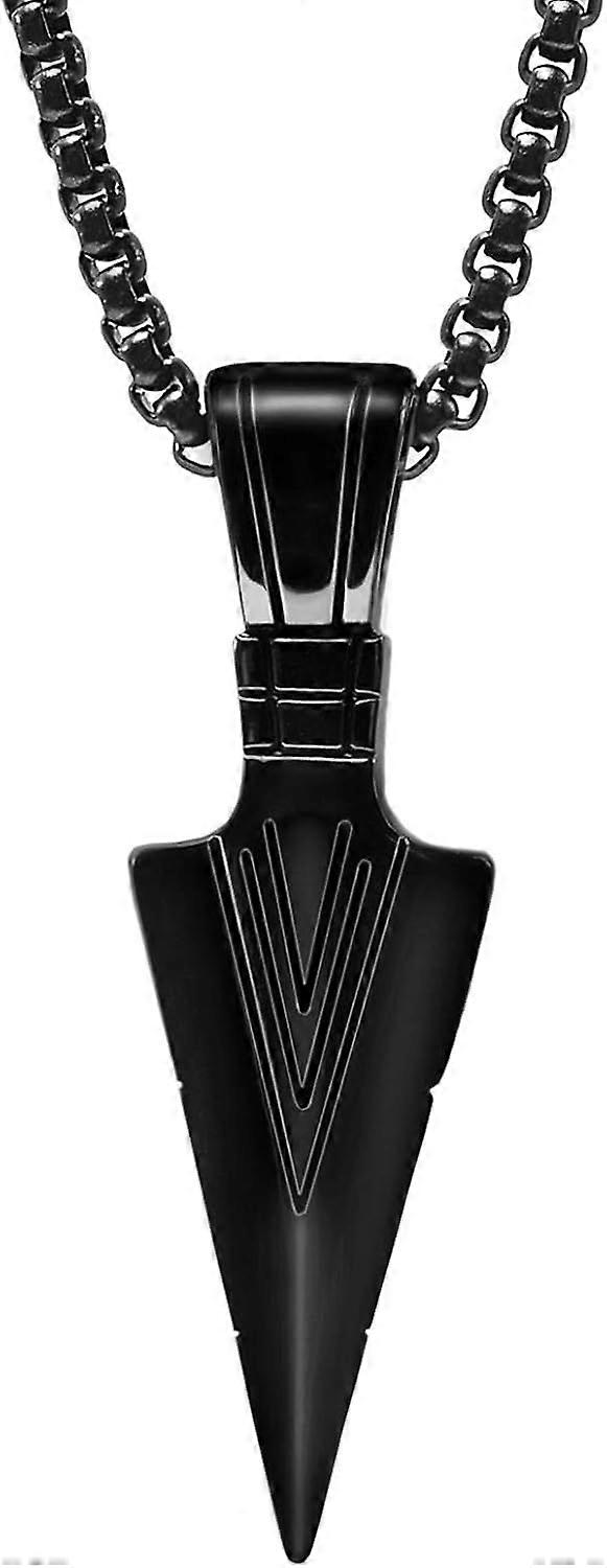 Hypoallergenic Men's Necklace  Elegant Multi-Tone Pendant