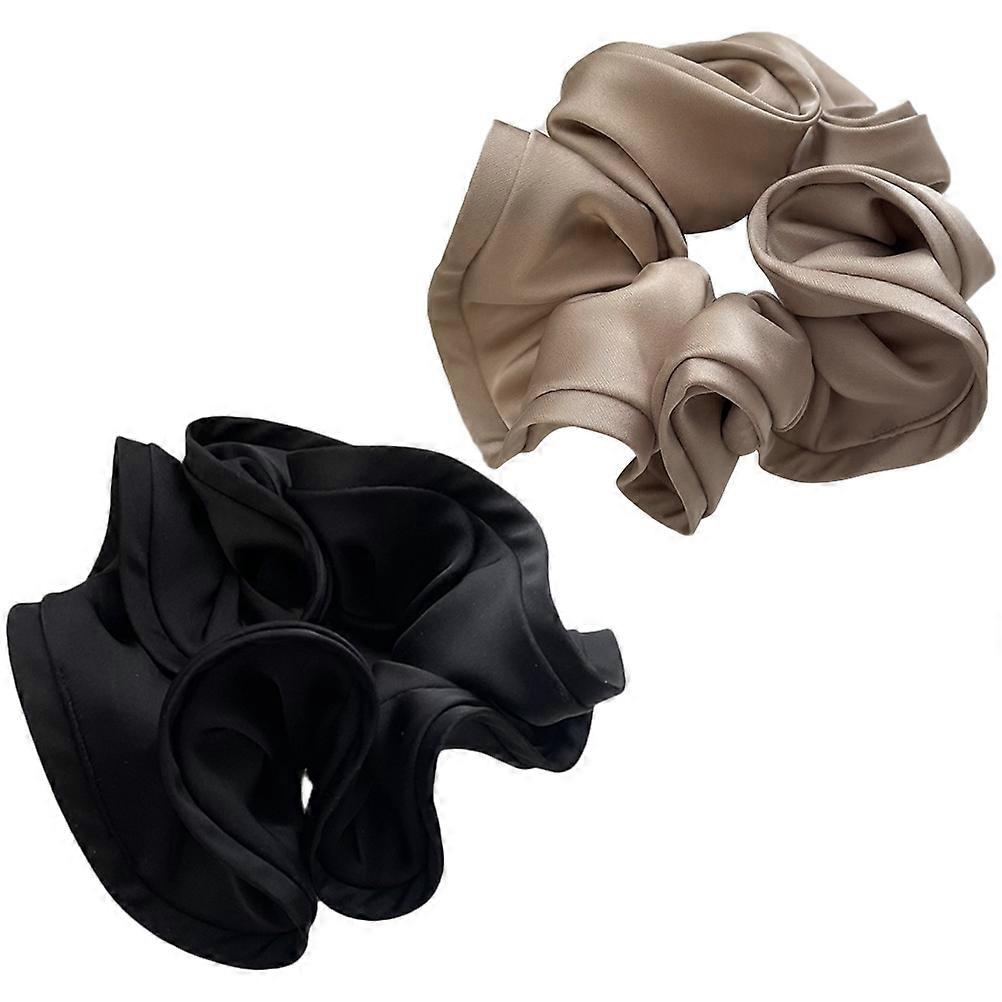 Silk Hair Scrunchies for Women Elegant Lightweight Hair Ropes for Ponytails, Smooth Daily Use & Party Wear