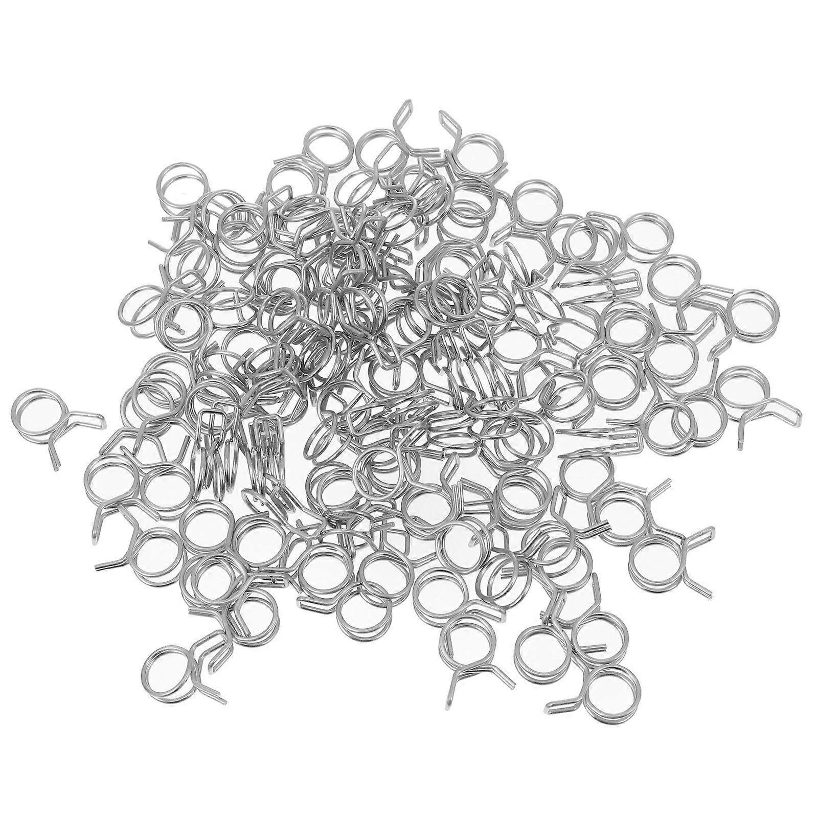 Garden Hose Clamps 100Pcs Ideal For DIY Enthusiasts Prevent Loss Of Gases With Resistance