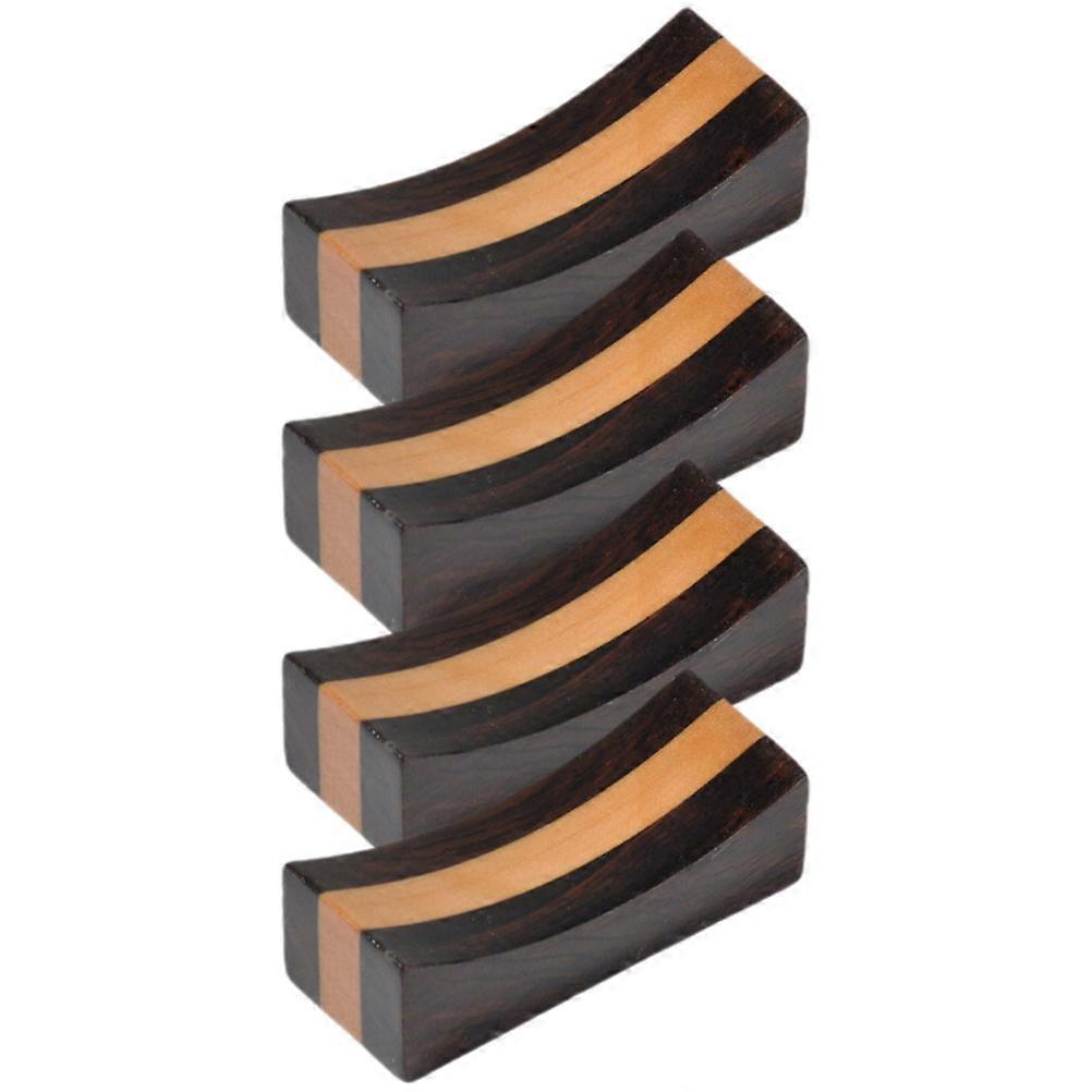 Wooden Chopstick Holder for Storage Smooth Surface Multipurpose Vintage Design 4 Pieces