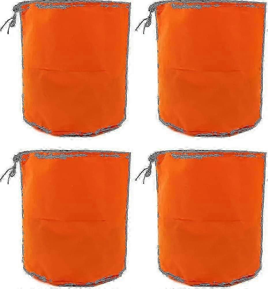 4pcs Dustproof αδιάβροχες τσάντες κάλυψης μηχανών μηχανών χλοοκοπτικών χλοοκοπτικών κατάλληλες για το πριόνι πόλων Edger Edger Eater ζιζανίων Stihl (πορτοκαλί)