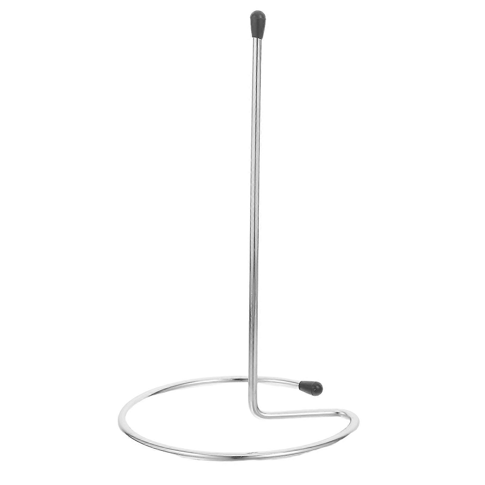 Sturdy Metal Wine Decanter Drying Rack with Single Spindle – Compact Countertop Stemware Stand for Kitchen and Bar Glass Storage – Easy to Clean