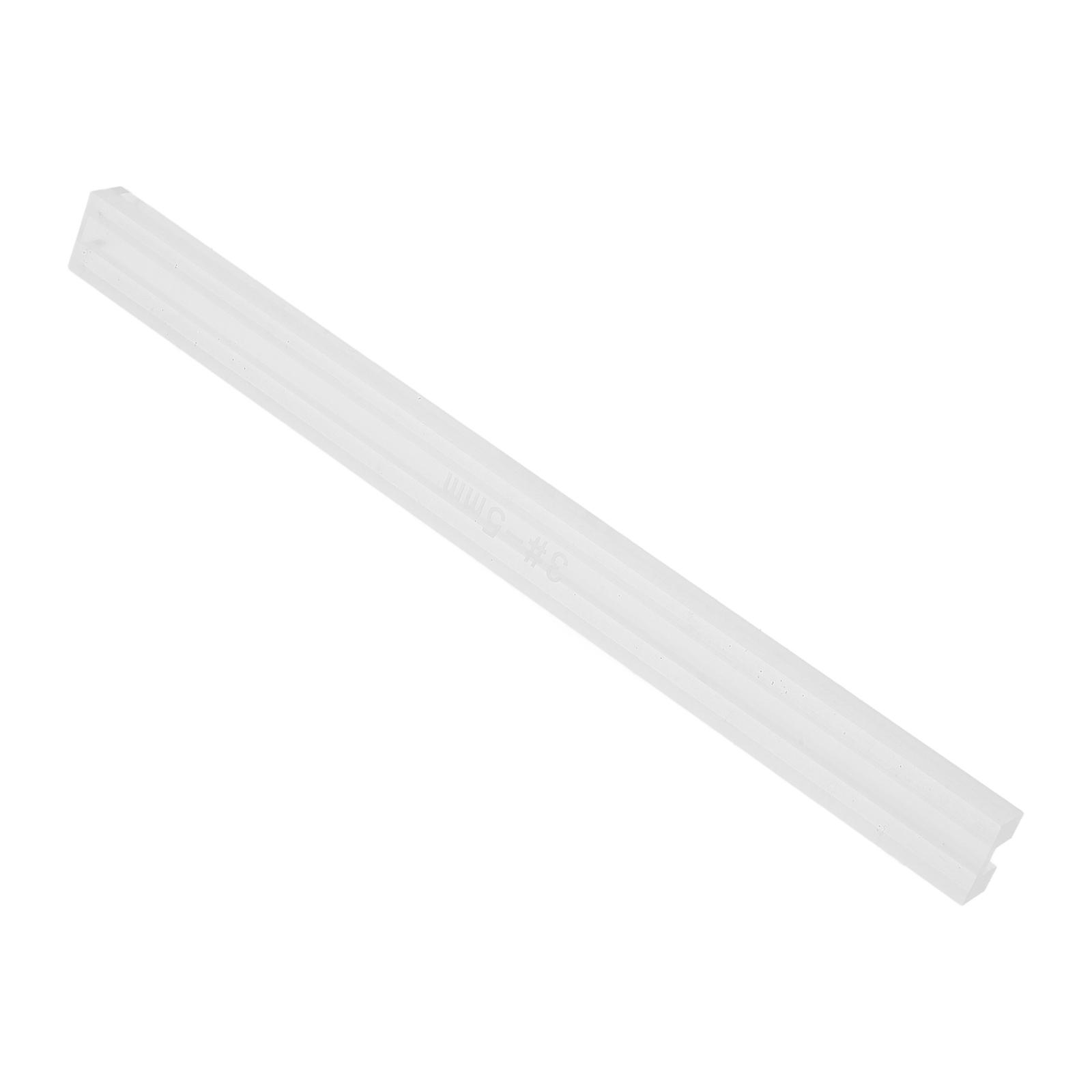 Acrylic Antioverflow Ruler for DIY Transparent Handmade Crafts Tools Improves Efficiency 11.8x1.97 Inches