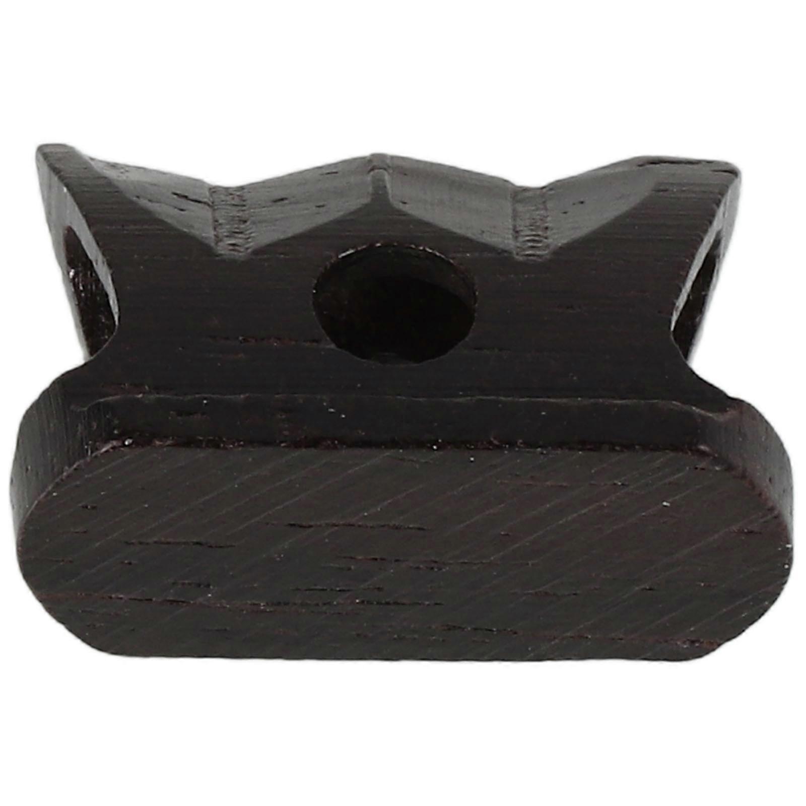 Black Wooden Erhu Bridge for Enhanced Sound Quality and Stable Fit Ideal for Banjo Use 4.5 Inches