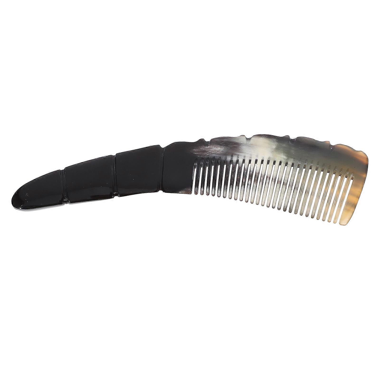 Comb for Home Use Black Handheld Hair Comb with Smooth Surface and Natural Texture 4.5 Inches