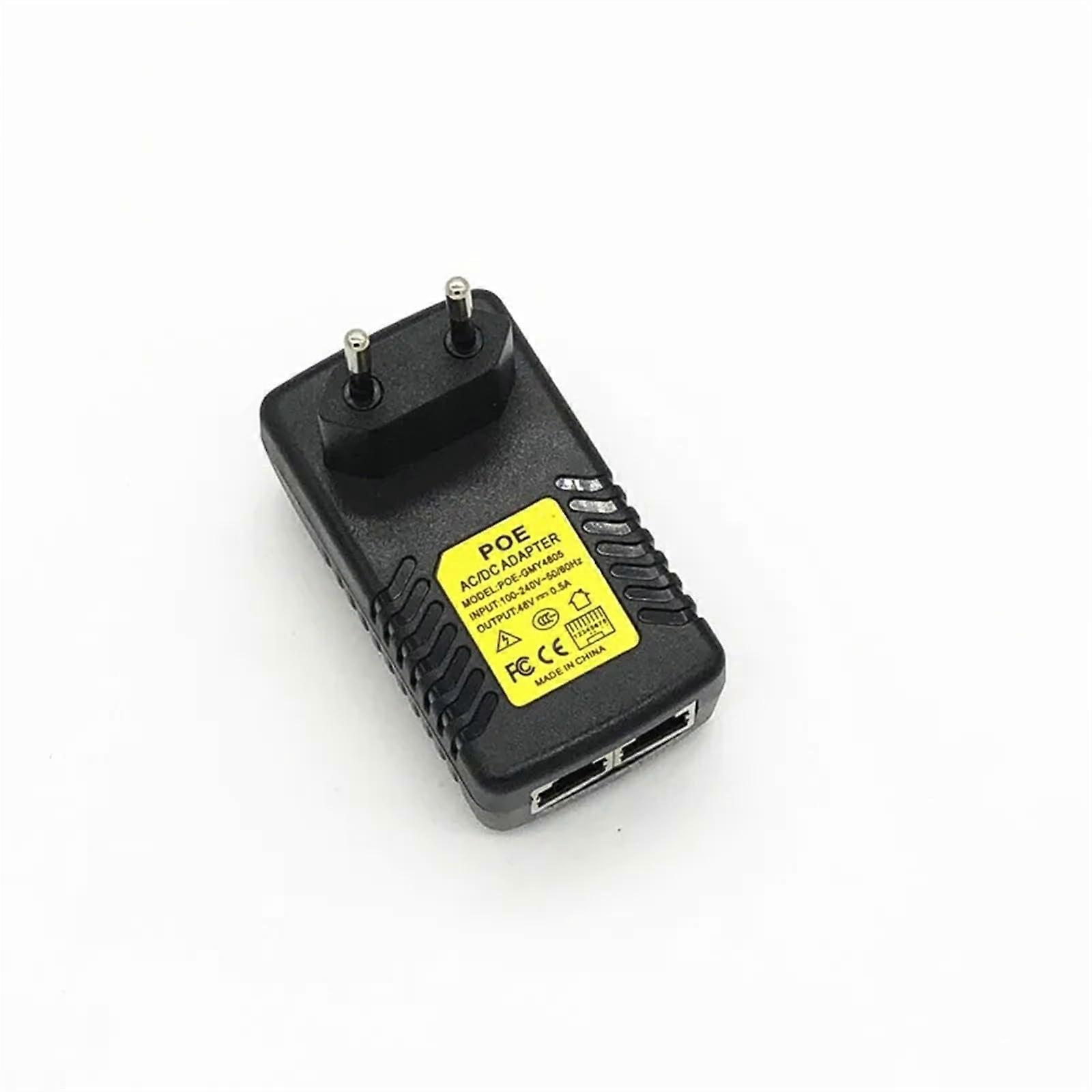 Poe Power Supply 1 2 V 24 V 48 V 24 W Poe Injector Ethernet Adapter for CCTV Security Camera Phone (48 V 0.5 A POE, 1)