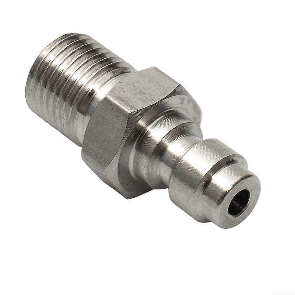8mm Stainless Steel Quick Head Connector for PCP Filling Nipple M10 with O-Ring Compatibility and Durable Design