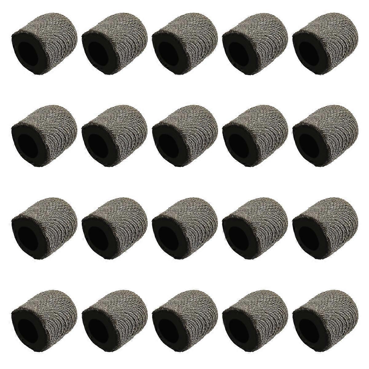 20pcs Protective Stylus Pen Capacitive Tip Replacement Heads Silver