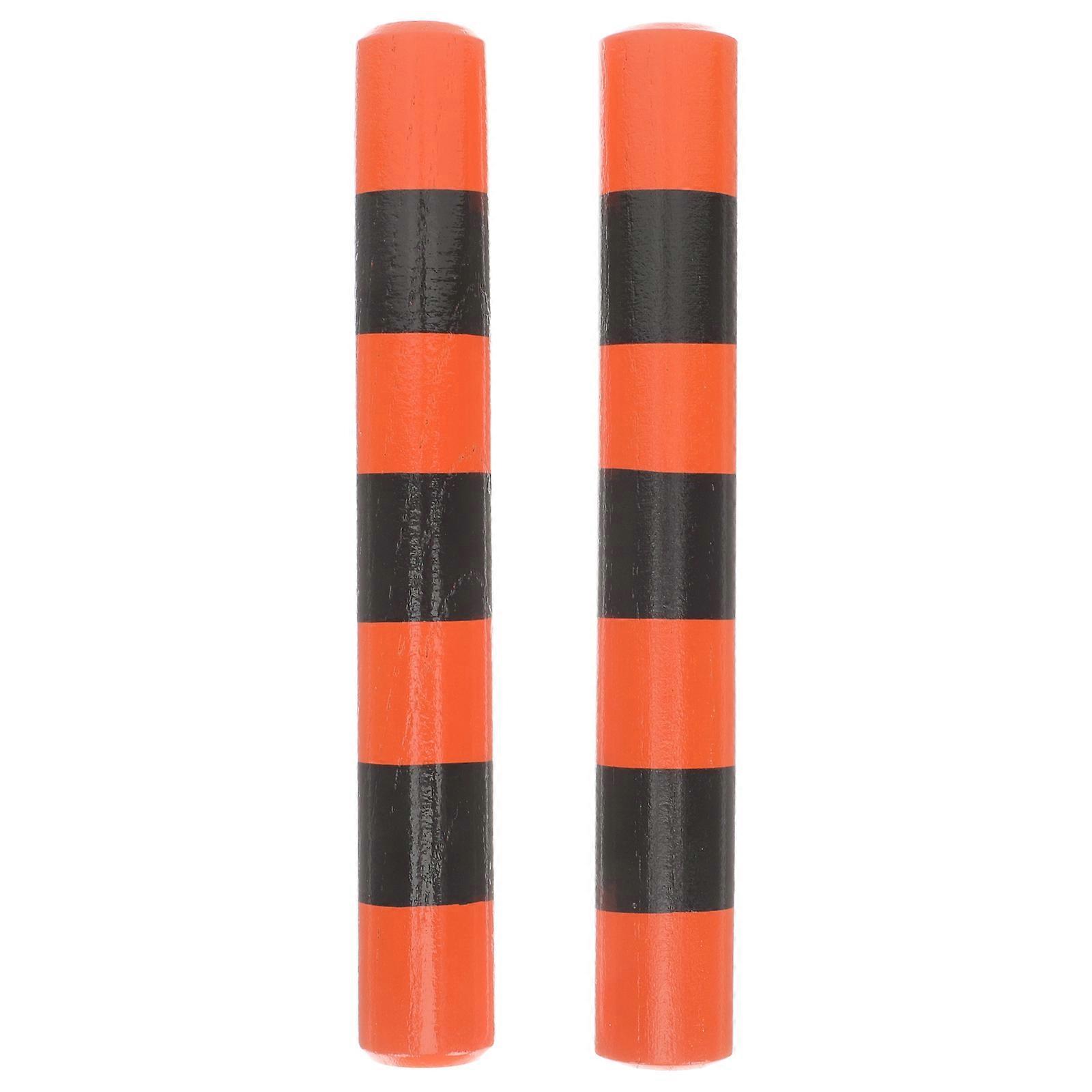 Practical Rhythm Sticks for Kids Educational Tool Musical Percussion Instrument in Assorted Color 2pcs