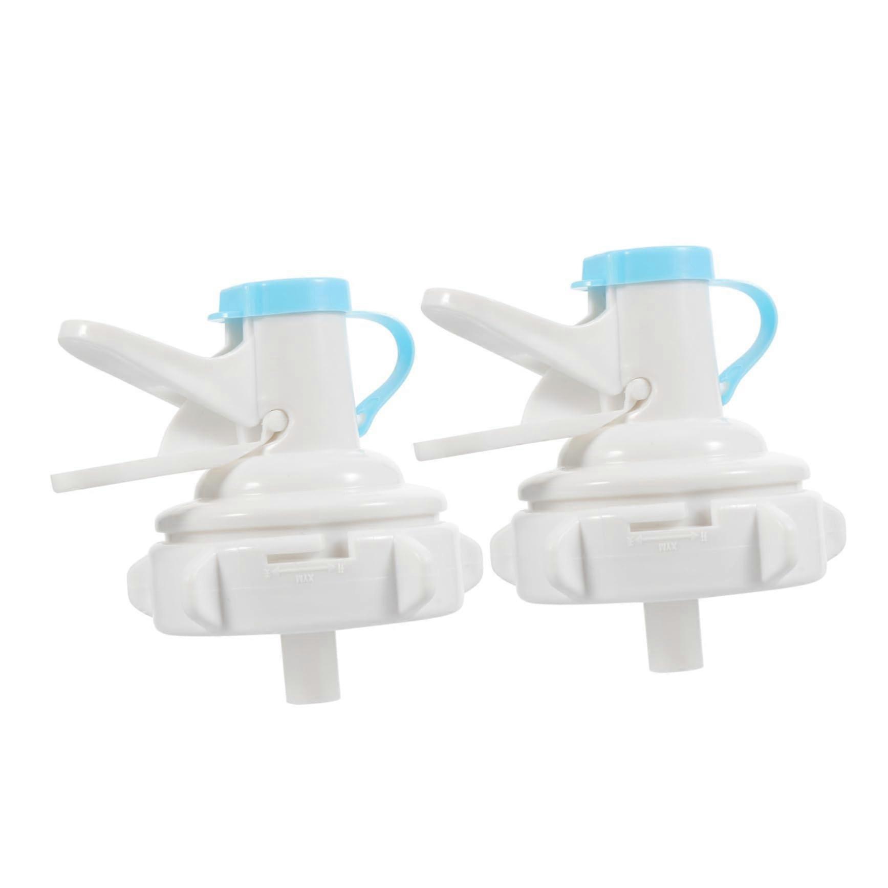 2 x manual drinking water pump for bottles, practical water pump for home and office, quiet for water canisters.