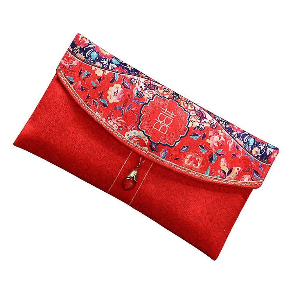 Red Envelope Money Pocket Traditional Chinese Wedding Party Accessory 2pcs