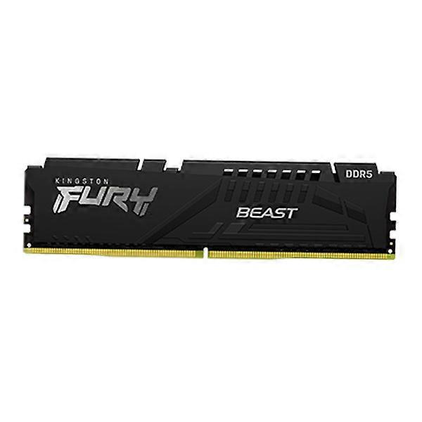 Kingston FURY Beast, 16 GB DDR5 single memory, 5600 MHz, black, high performance.