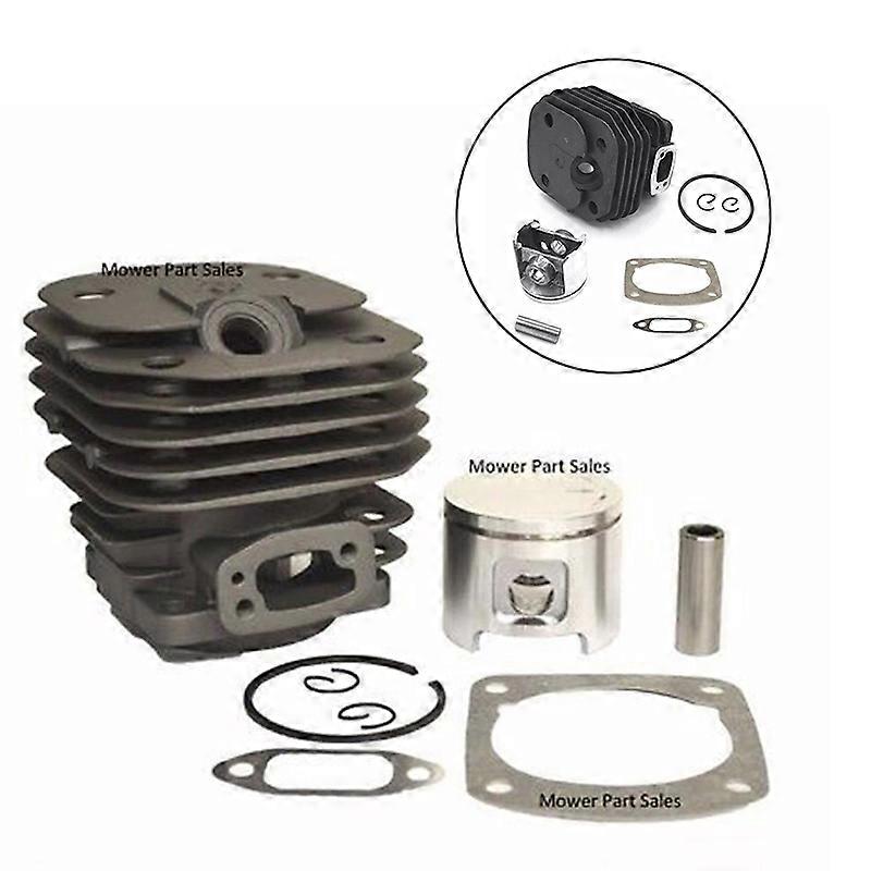 Cylinder and Piston Kit Lawn Mower Accessories for Husqvarna 61 Chainsaw 48mm Tool Parts Repair Replacement