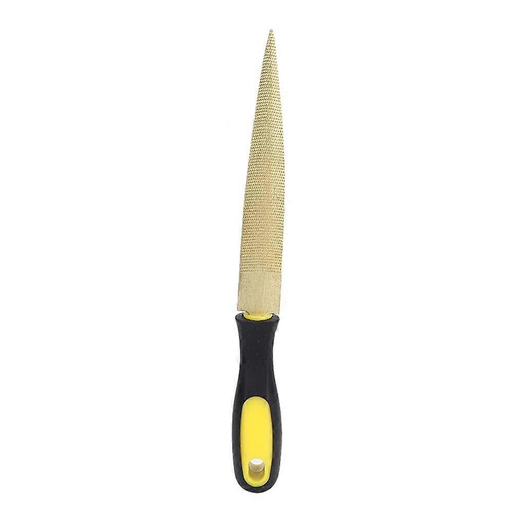 Woodworking File Golden Tapered Wood Rasp File For Wood, Leather, Soft Metals, Soft Plastic, 10 Inch, Himwood