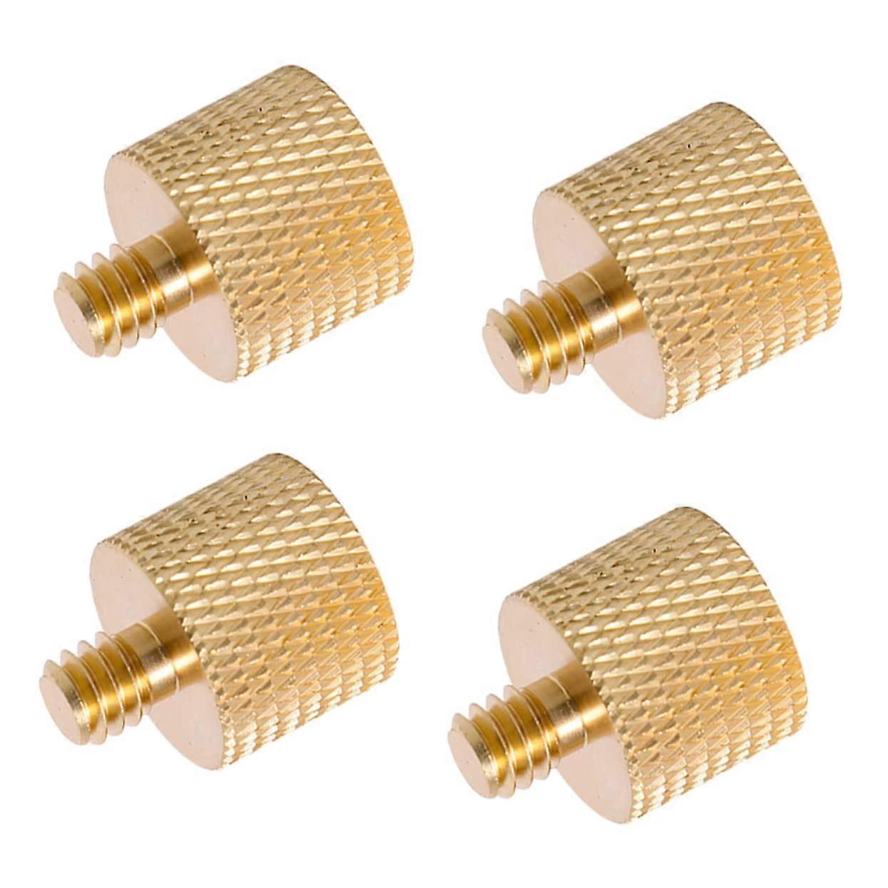 4 Pieces Thread Adapter for Camera Tripod and Light Stand, Quality Conversion Screws for DSLR Cameras, Easy to Install and Portable