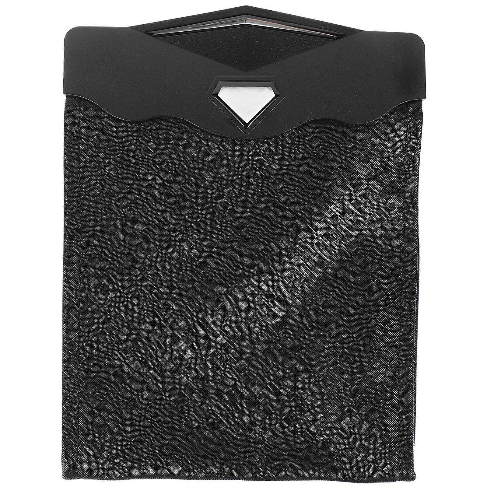 Car Trash Bin Auto Garbage Container Storage Box with Light 1 Set Car Organizer