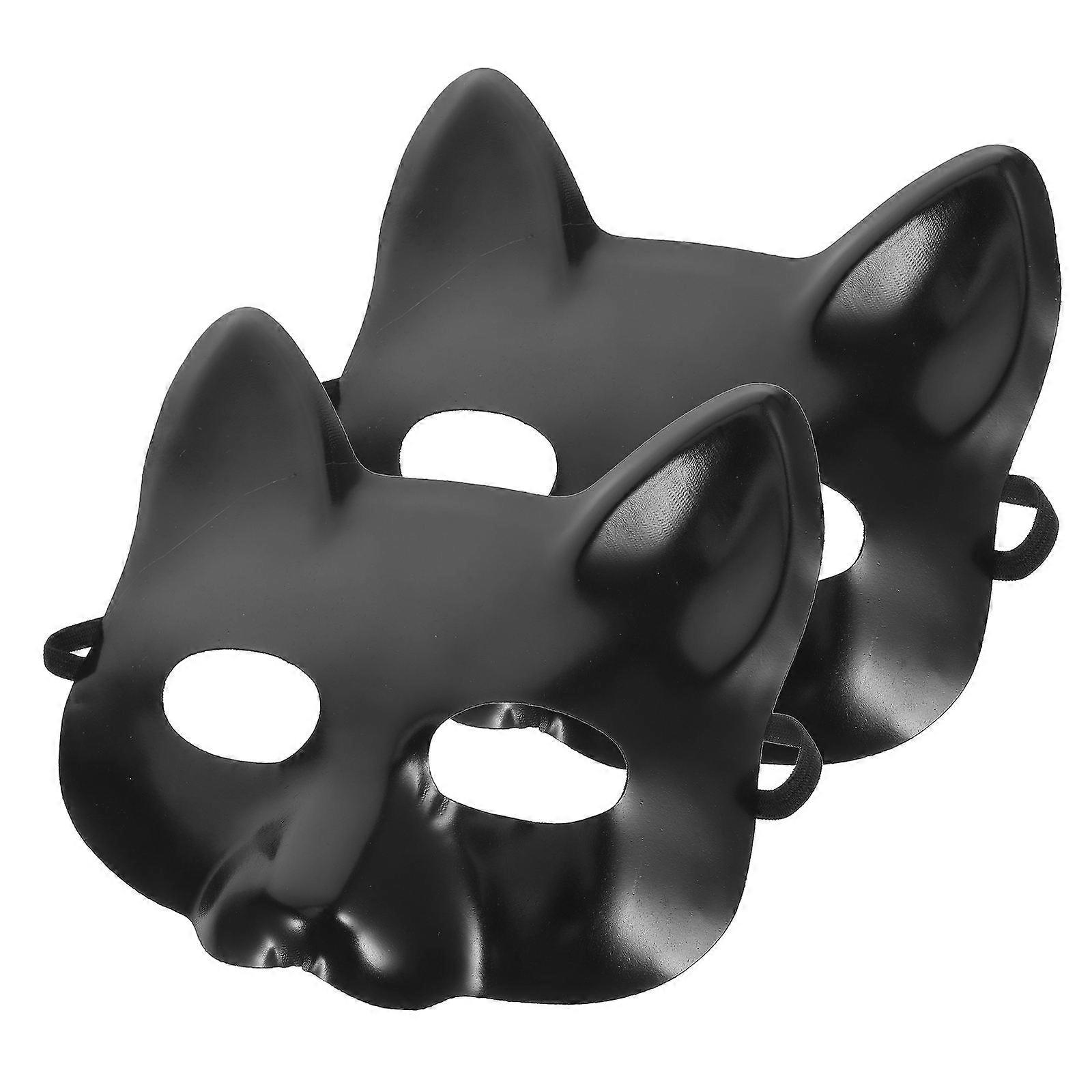 Creative Halloween Decor, DIY Paper Cat Masks for Unique Costume Ideas