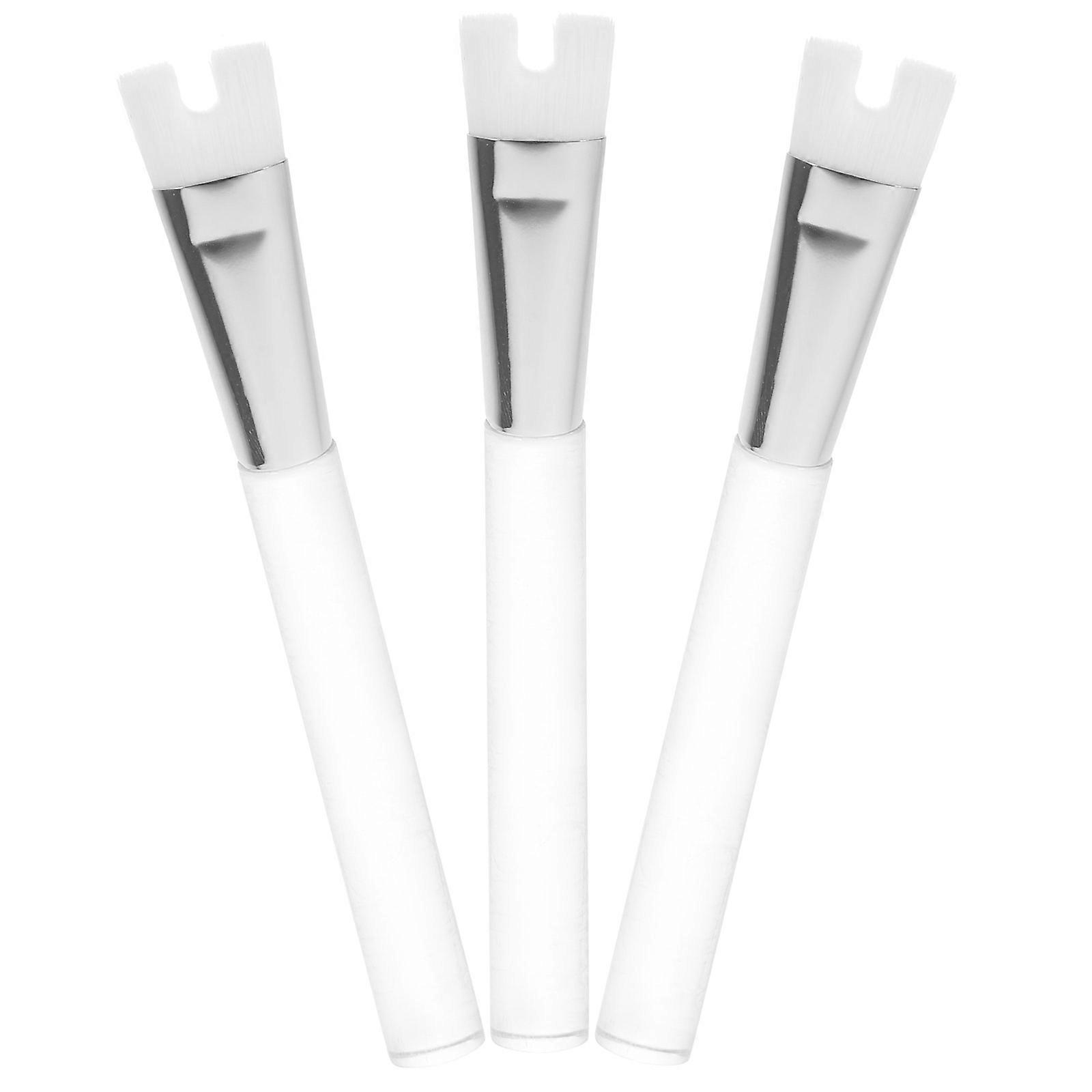 Nose Makeup Brush Tool 3Pcs Practical Design For Makeup Travel Smudging Effectiveness