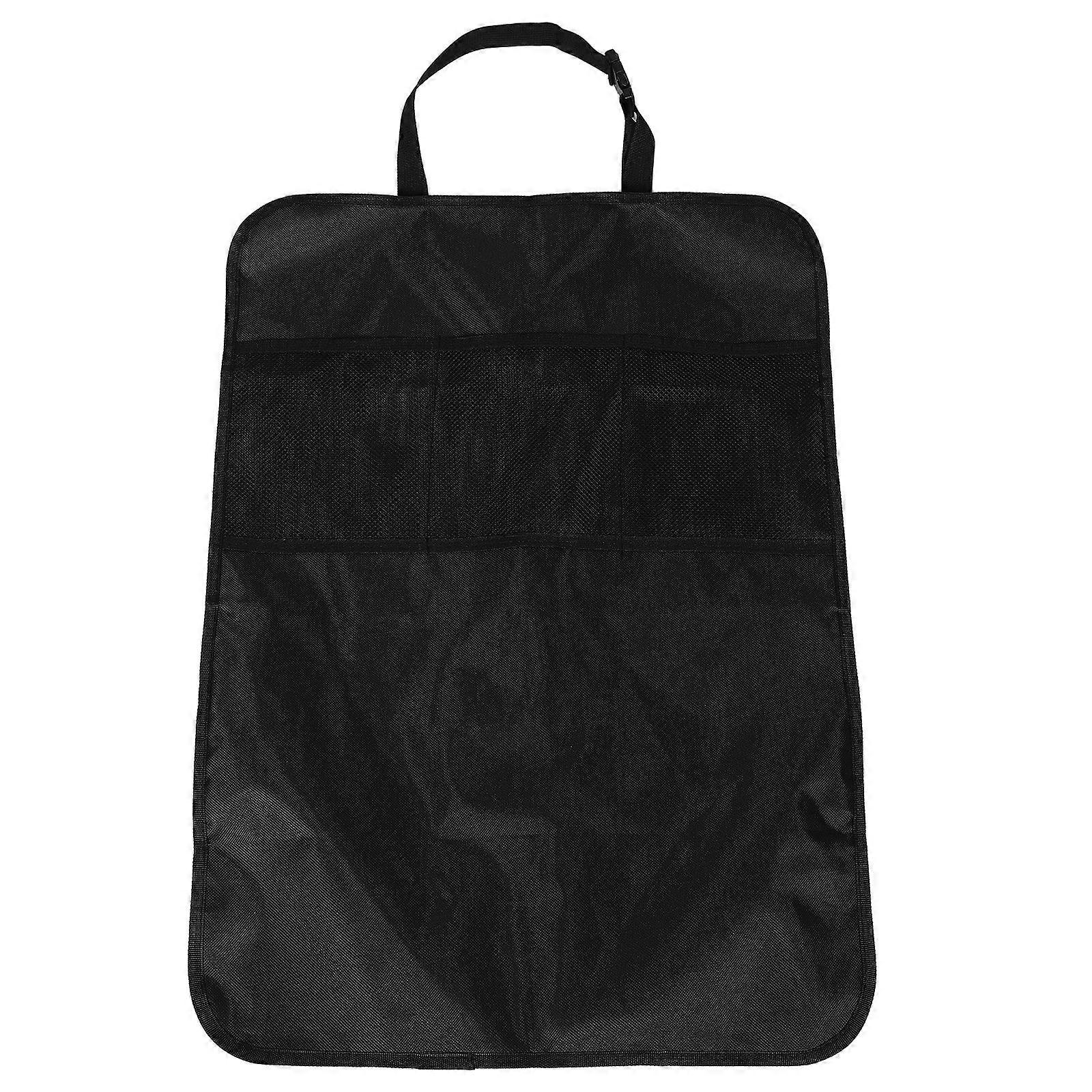 Car Seat Kick Mat Organizer Multifunctional Backseat Storage Bag Durable Easy Installation Stylish Car Accessory for Essentials