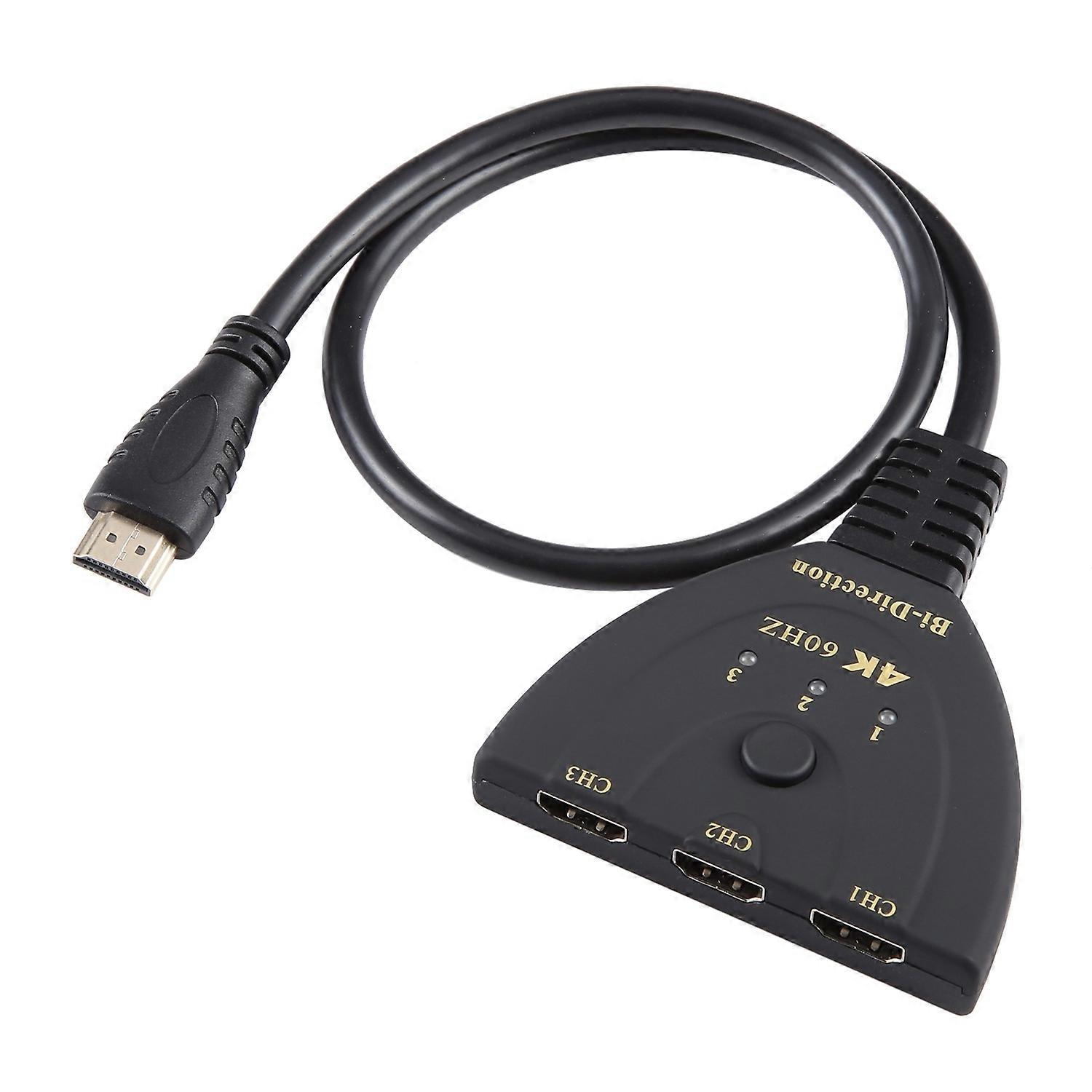 3 x 1 4K 60Hz HDMI Bi-Direction Switcher