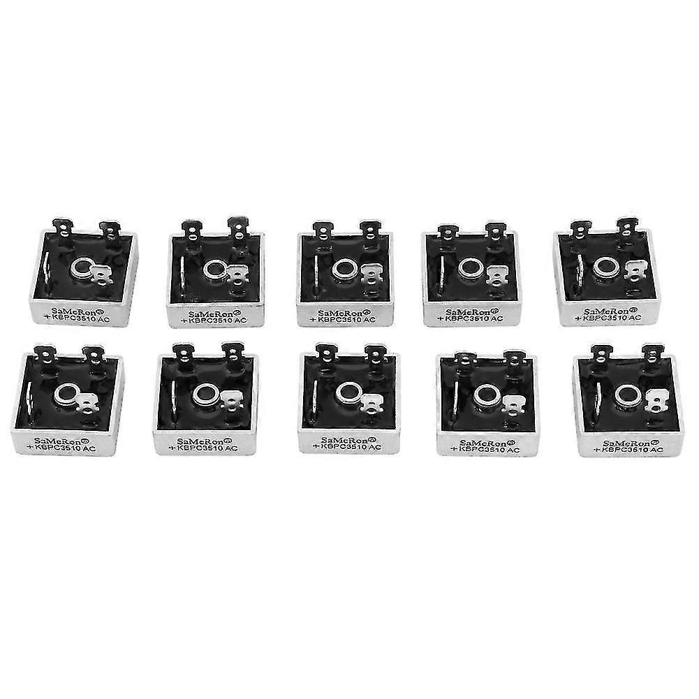 10pcs KBPC3510 35A 1000V Metal Case Silicon Bridge Rectifier