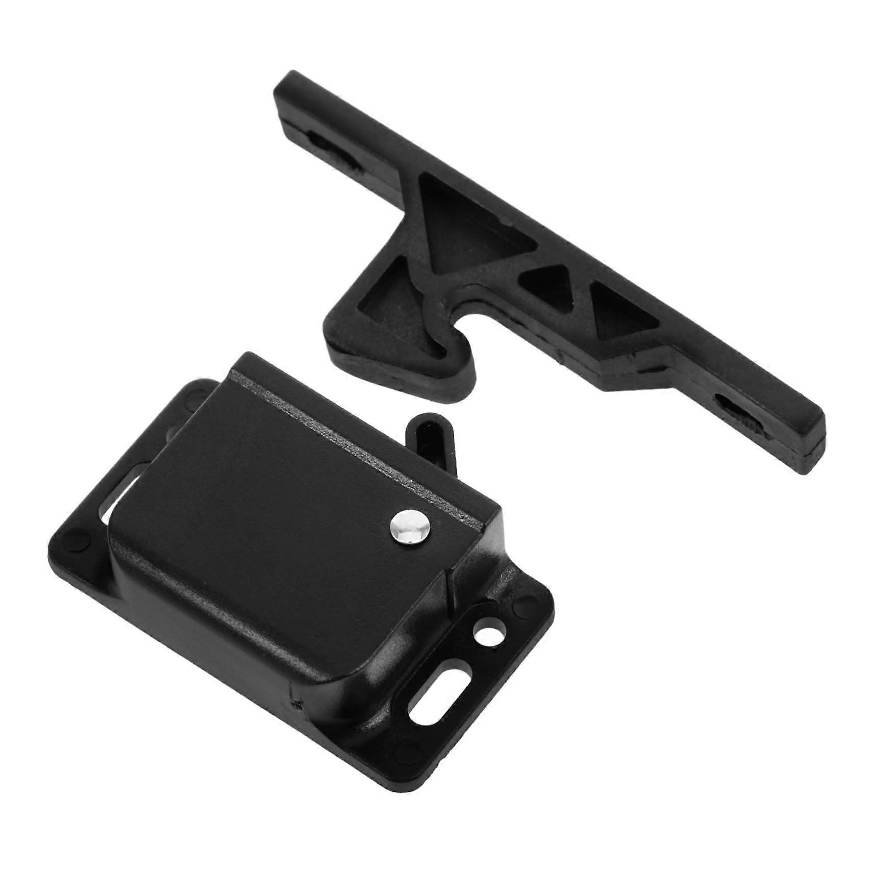 RV Drawer Latch With Snap Door Lock, Side-Mounted Gripper Lock, 1-Set, RV Furniture Lock For Campers And Caravans