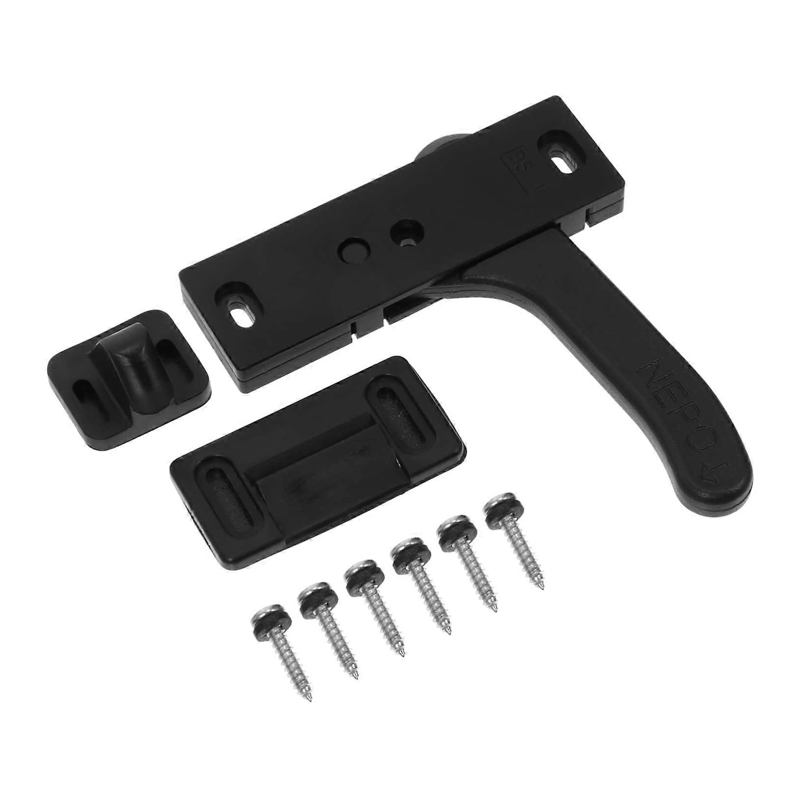 Exquisite Craftsmanship RV Window Lock Car Modification Accessories Black Left Hand Door Bolt Key