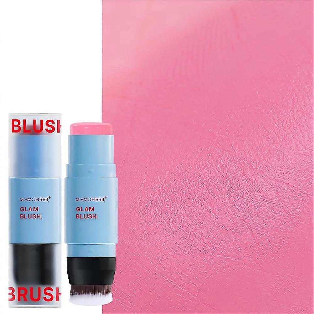 Double ended blush stick,Long-lasting, waterproof, and sweat-resistant GX