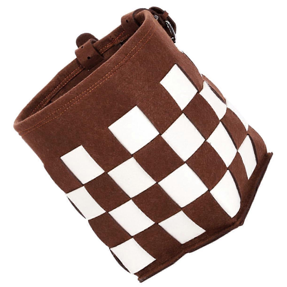 Multi Use Bike Basket Detachable Front Storage Holder Durable Felt Lightweight