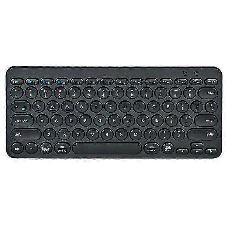 Teclado Sem Fio Bluetooth 5.0 com Teclas Redondas - Silencioso 78 Teclas para Computadores & Laptops