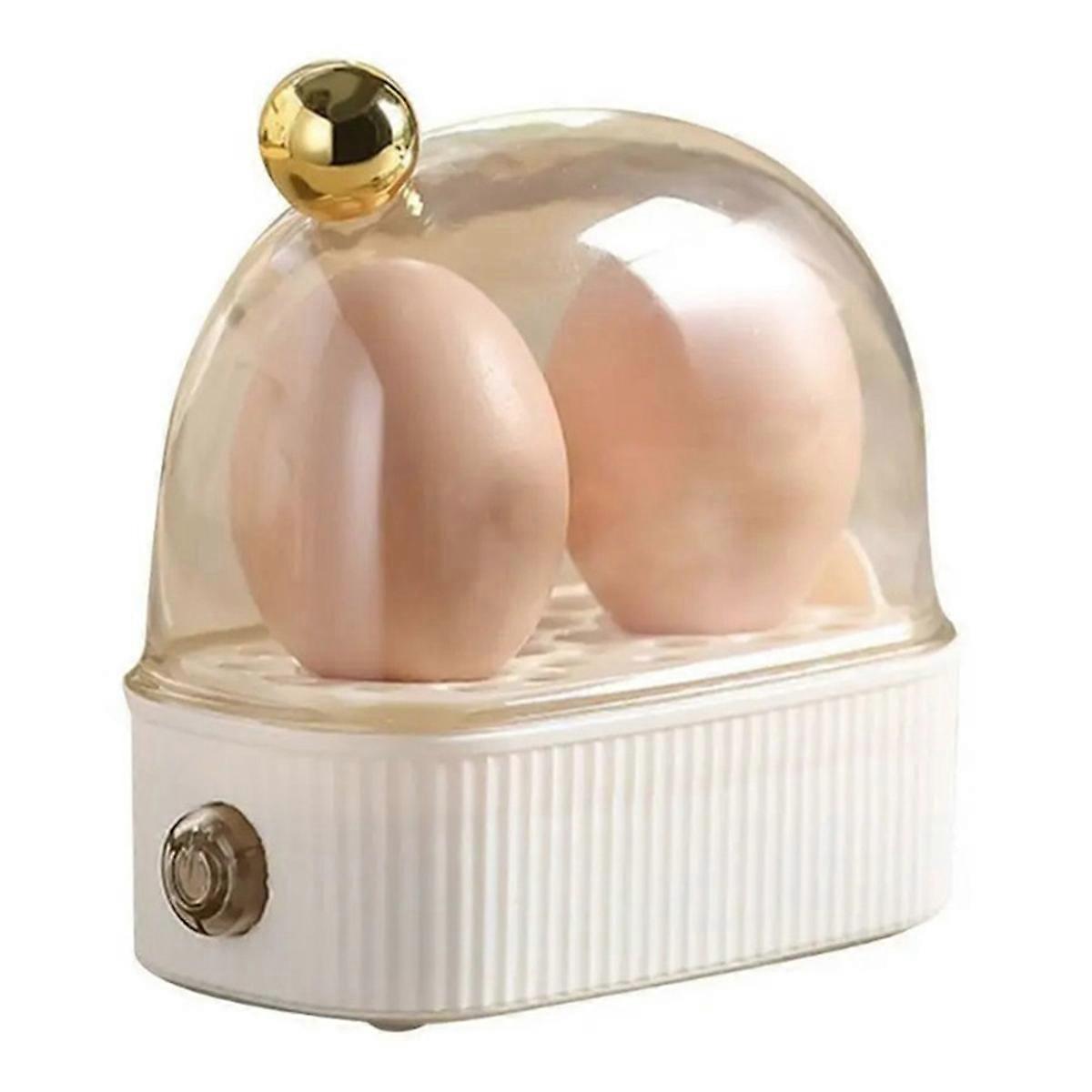 Electric Egg Boiler Automatic Cooker Rapid Egg Boiler EU Plug White