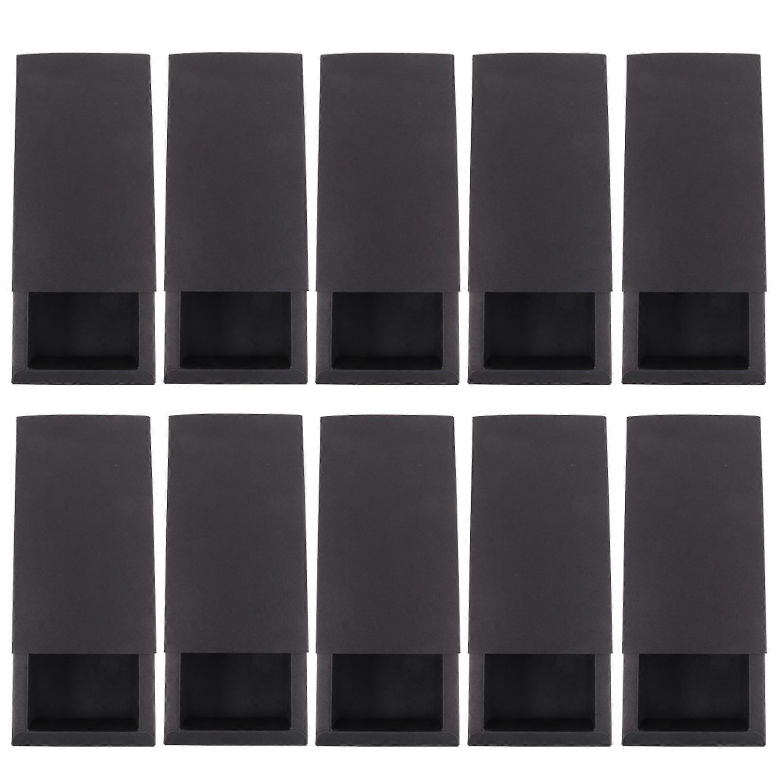 Kraft Paper Drawer Boxes Cardboard Packing Boxes General Users Tea Leaf Packing Black Material 12Pcs