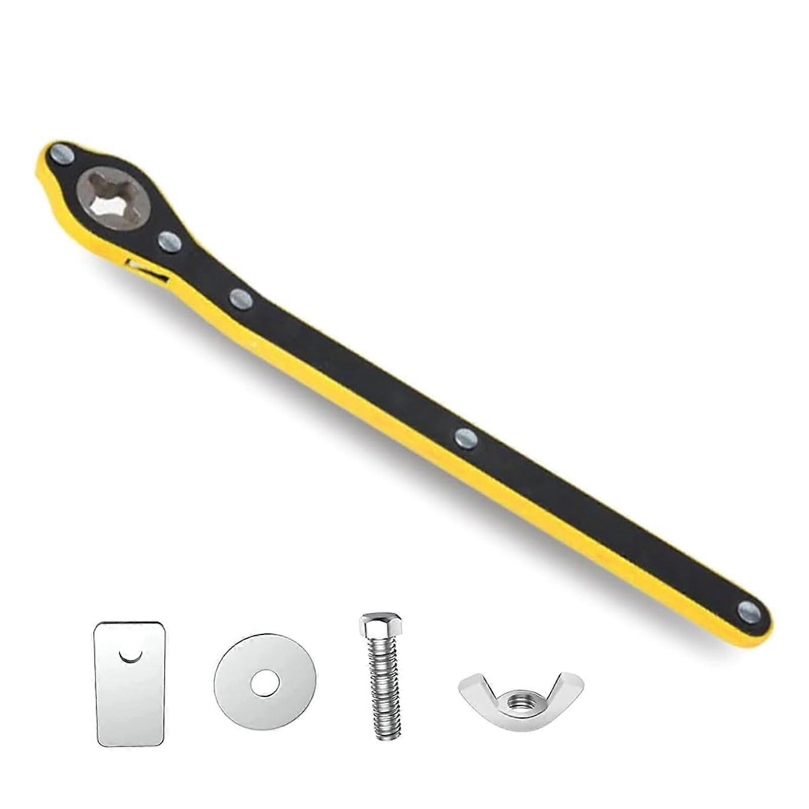 Labor Saving Ratchet Wrench Long Handle Car Lug Wrench For Effortless Tire Change And Wheel Replacement Tool