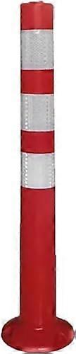 Safety Cones,Plastic Fixed Traffic Post, Warning Post with Reflective Collars Security Bolt Bollards Warning Barrier Parking Bollards