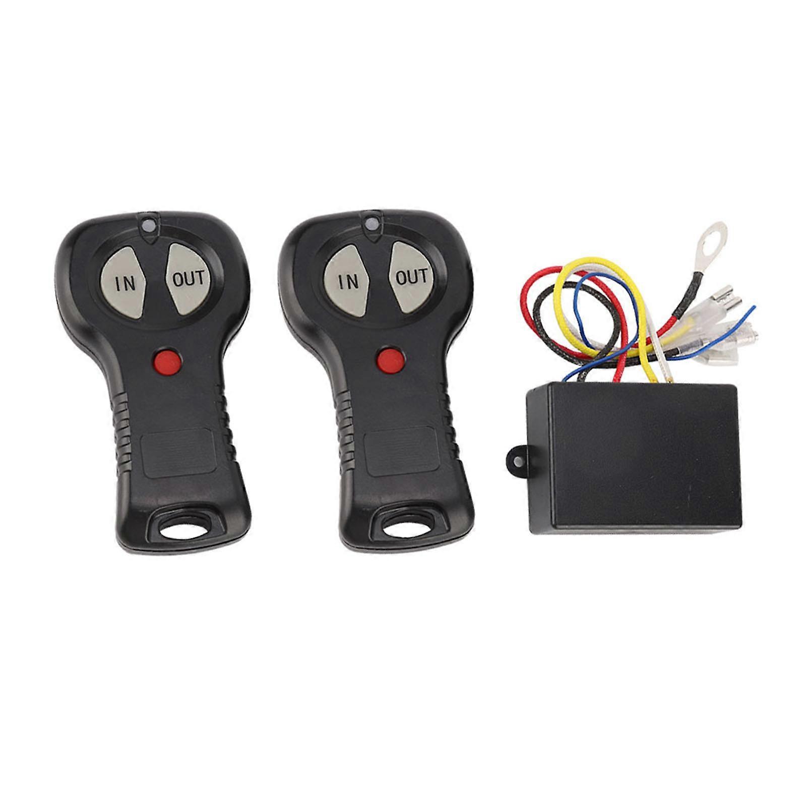 12V Universal Wireless Winch Remote Control Kit, 100in Range