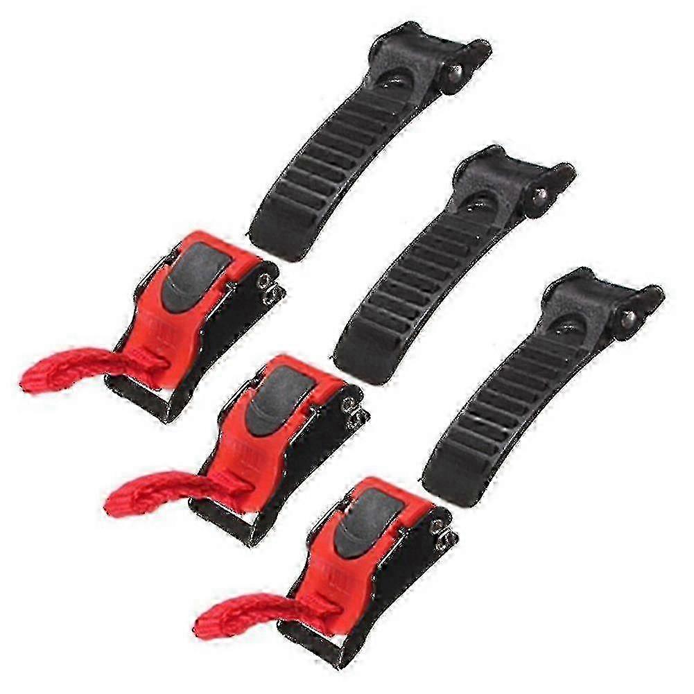 3pcs Quick Release Helmet Strap Buckle Clips for Motorcycle Helmets - Secure & Easy to Adjust Replacement Buckles