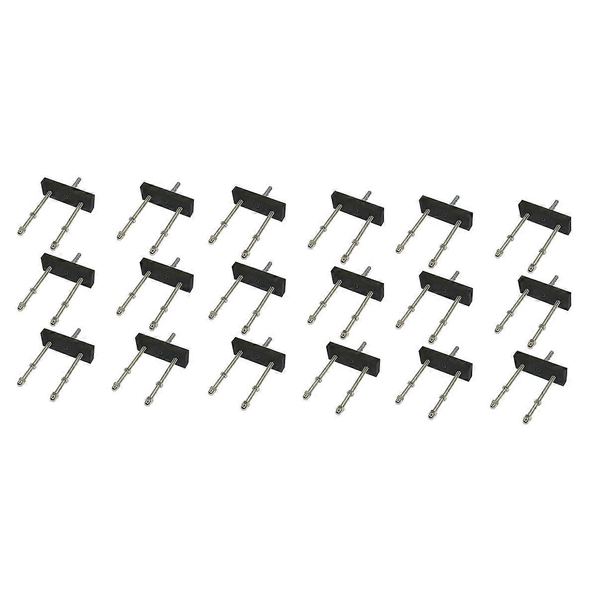 18 Pack Skateboard Floating Deck Display Wall Mount Rack Holder Hanger Fit Home Storage Display